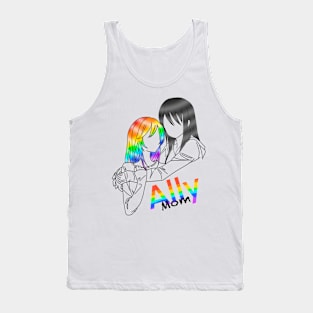 Proud Ally Mom Pride Month Love Wins Tank Top